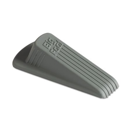 Master Caster Co Master, BIG FOOT DOORSTOP, NO-SLIP RUBBER, 2.25W X 4.75D X 1.25H, GRAY, 12PK 00986
